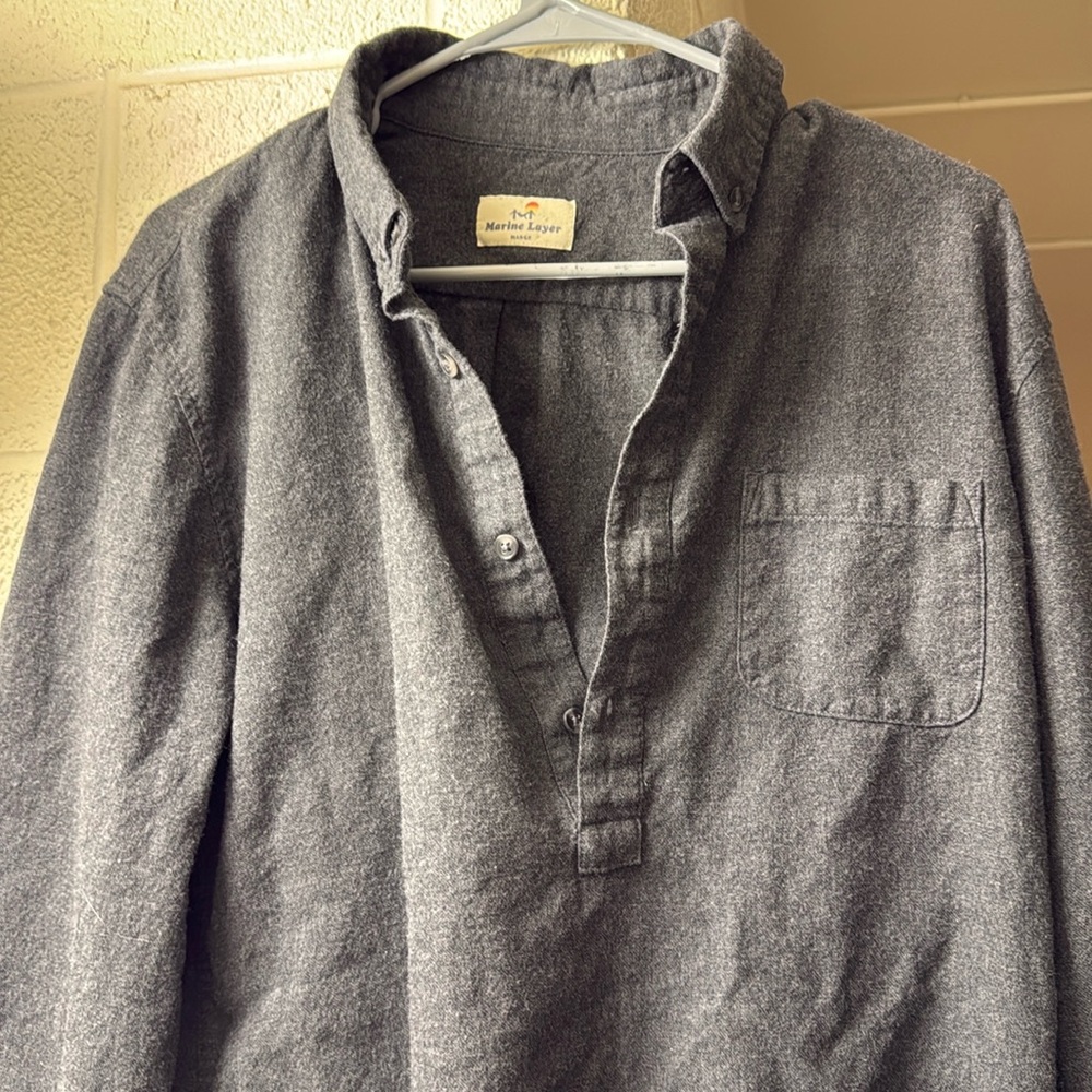 Marine Layer Mariposa Flannel Popover